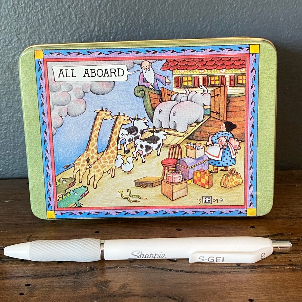Mary Engelbreit Decorative Tin (All Aboard)